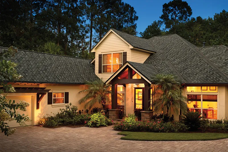 Residential roofing project